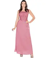 Vestido Largo Rosa De Fiesta Danesi 7794