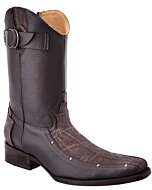 Casual Boots Elefante Clon With Zipper WD 11-024 Brown Color