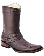 Botas Casuales Lizard Original White Diamonds Boots 10-015 Café