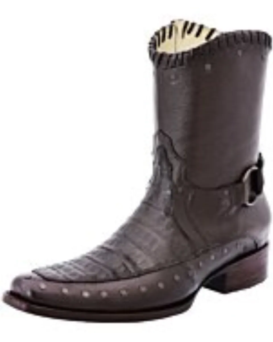 Botas Coco Belly White Diamonds Boots 10-017 Café
