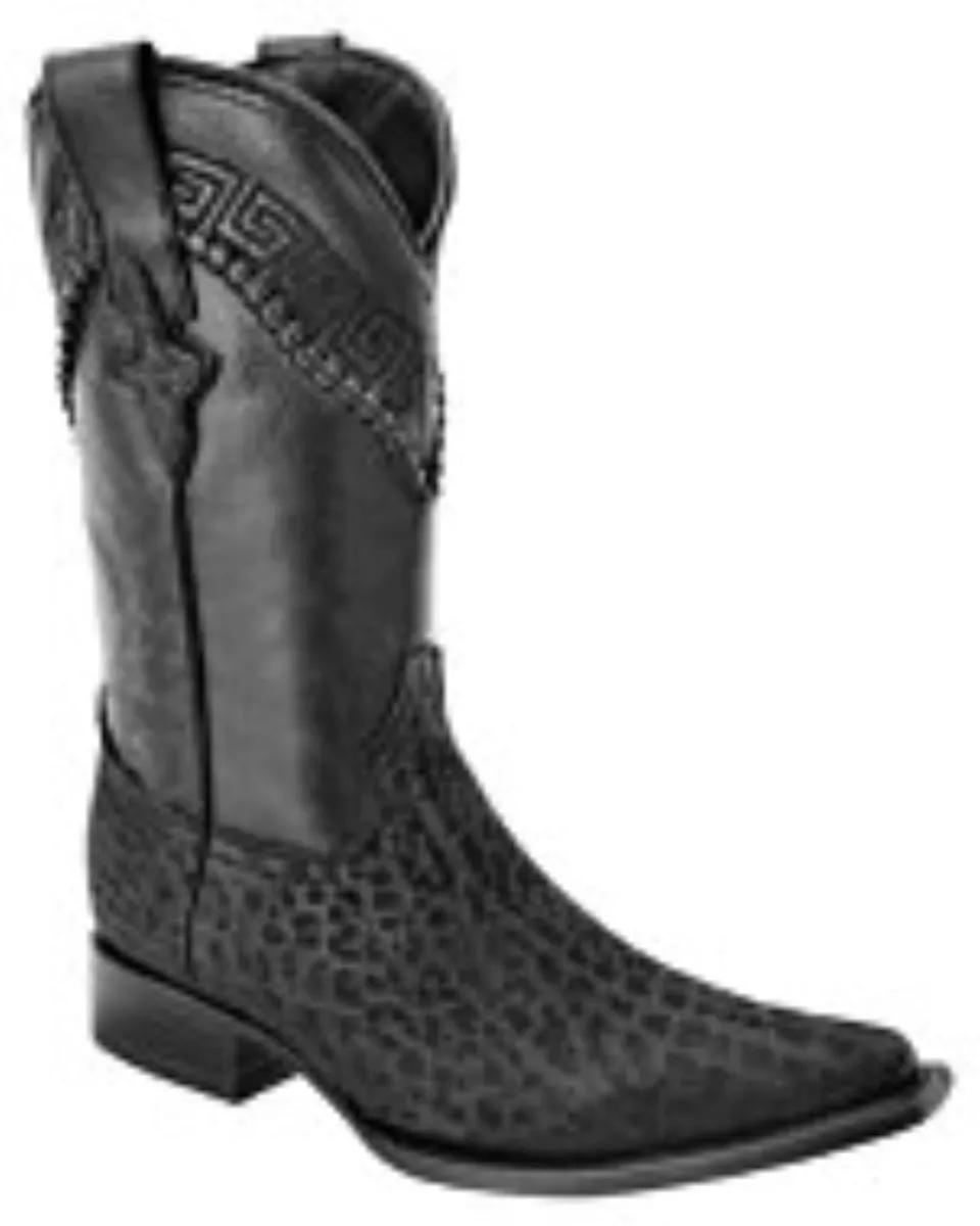 Botas Vaqueras Cuello De Toro 3X Negras WD 11-084