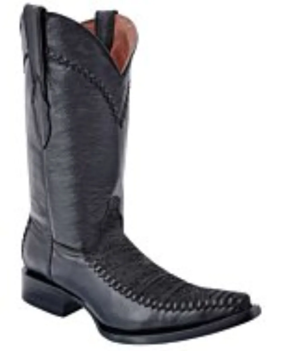 Botas Vaqueras Cuello De Toro WD Boots 085 Negro