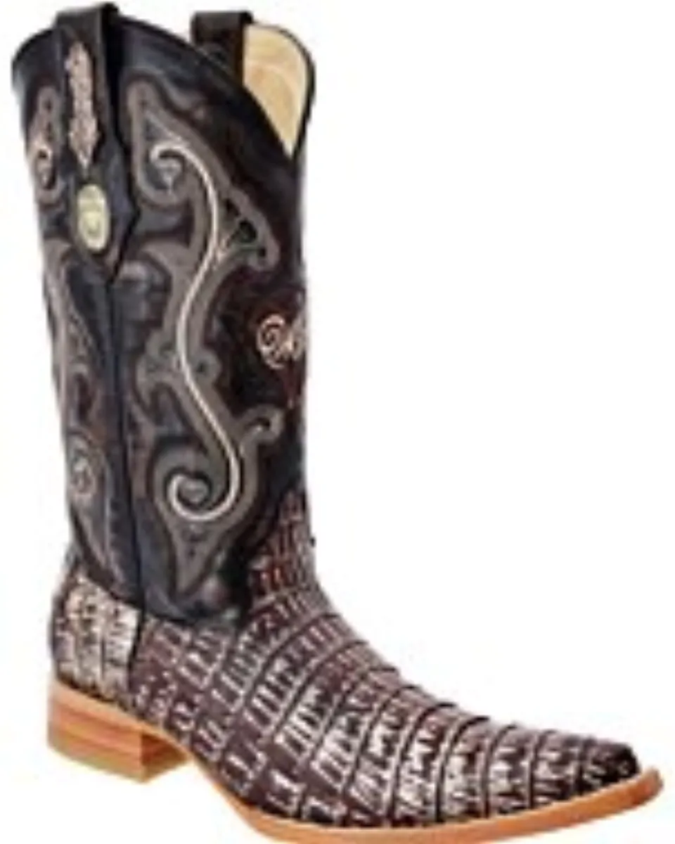 Botas Vaqueras Coco Belly Glaseada WD Boots 098 Café Rustico
