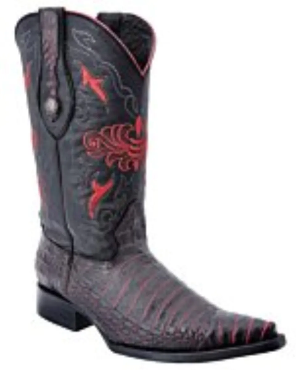 Botas Vaqueras Coco Belly Clón Negro/Cereza WD 11-092