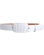 Cinto Vaquero Cocodrilo WD Boots 1266 Blanco