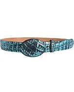 Cinto Vaquero Cocodrilo Glaseado WD Boots 1305 Azul