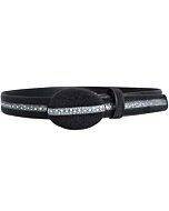 Cinto Vaquero Mantarraya Perla Reyna Negro WD 11-1446