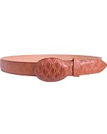 Cinto Vaquero Grabado Oso WD Boots 1337 Cognac