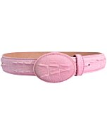Cinto Vaquero Grabado Cocodrilo WD 11-1488 Color Rosa