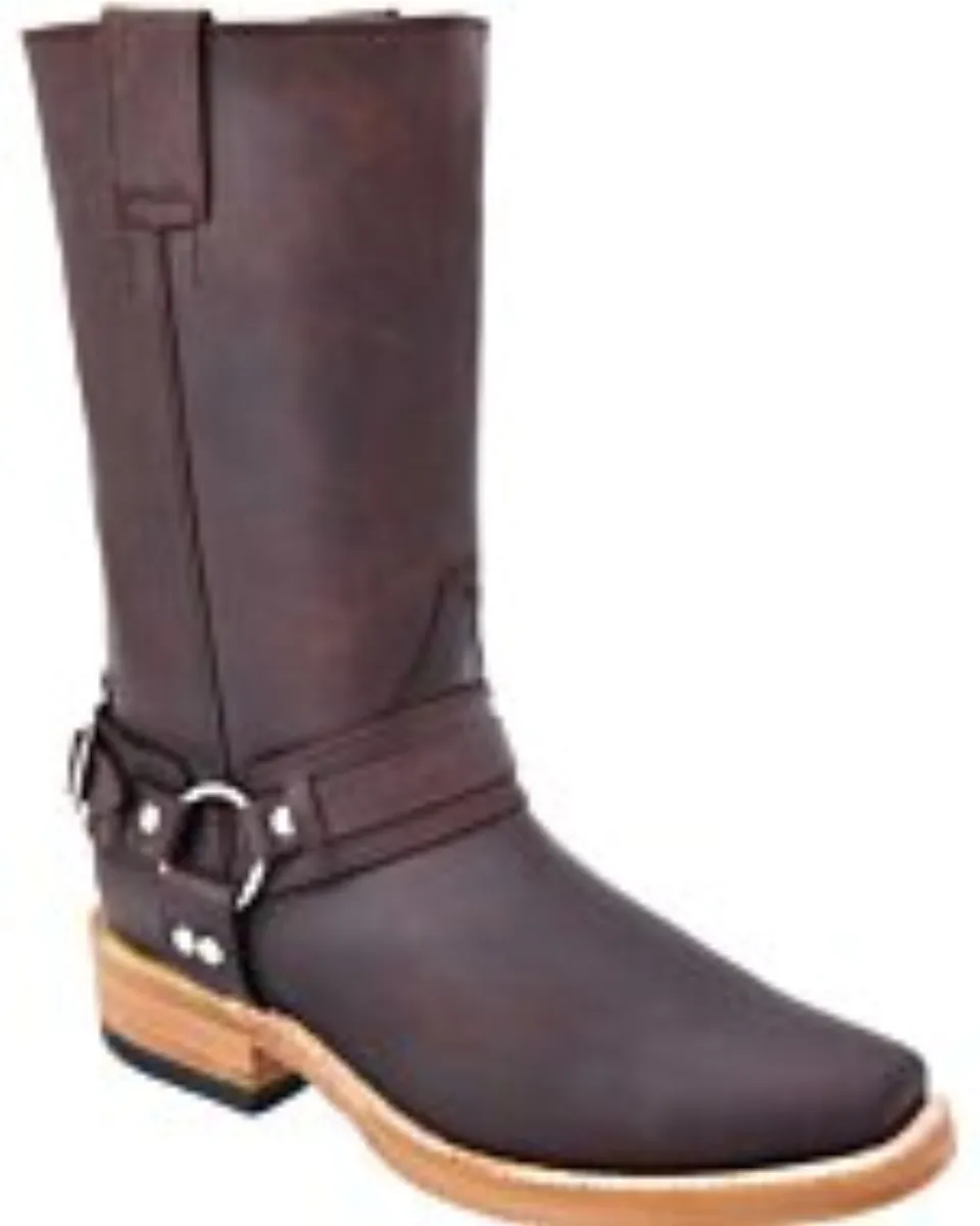 Botas Biker Horma Trompa Color Tabaco WD 11-171