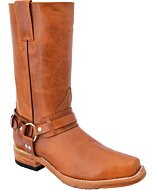 Botas Biker Horma Trompa Color Miel WD 11-173