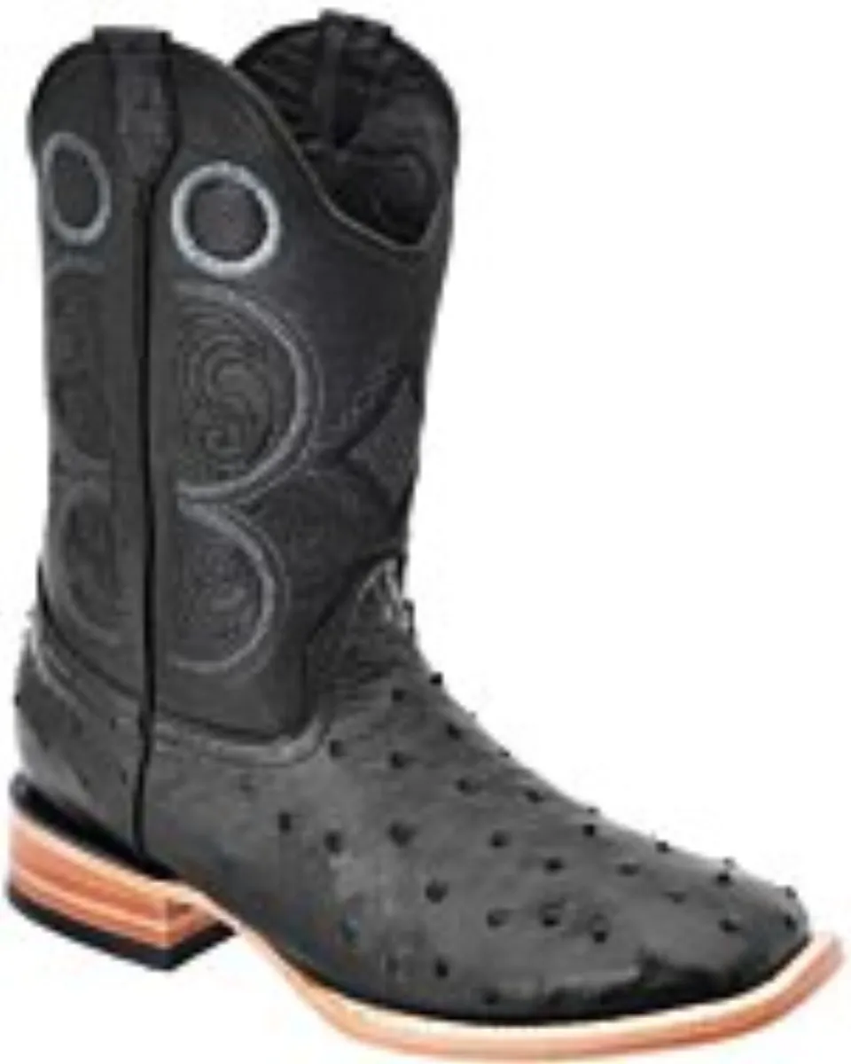 Botas Rodeo Avestruz WD Boots 300 Negro