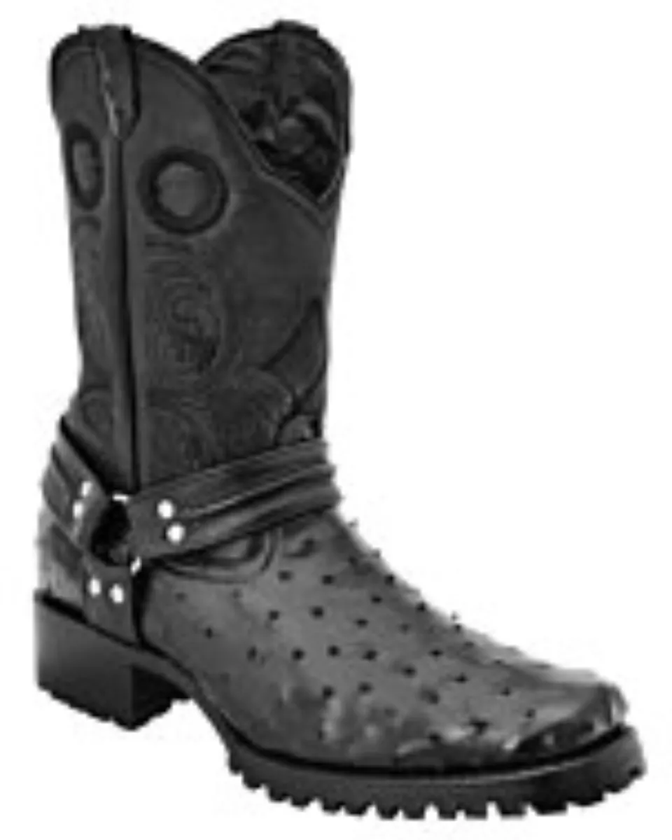 Botas Harley Avestruz WD Boots 307 Negro