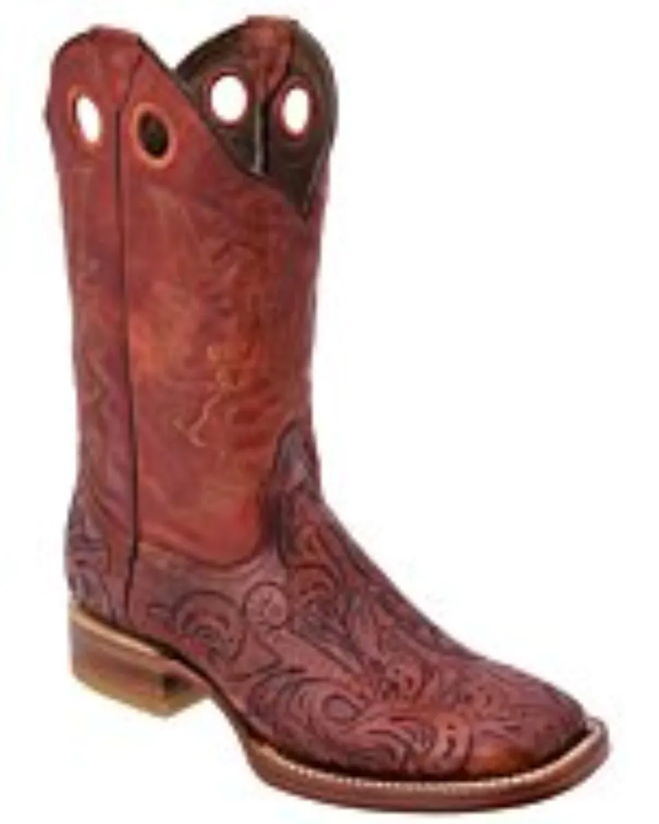 Botas Rodeo Americana Cinceladas Color Cognac WD 11-269