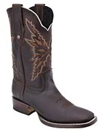 Botas Rodeo Piel Crazy Full Color Café WD 11-337