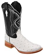 Botas Rodeo Avestruz Clón Color Hueso WD 11-307