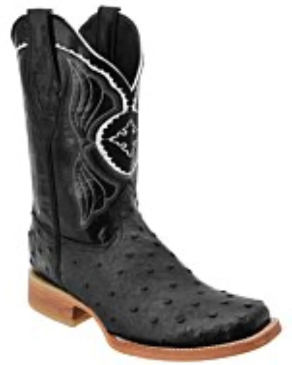 Botas Rodeo Avestruz Clón WD Boots 341 Negro