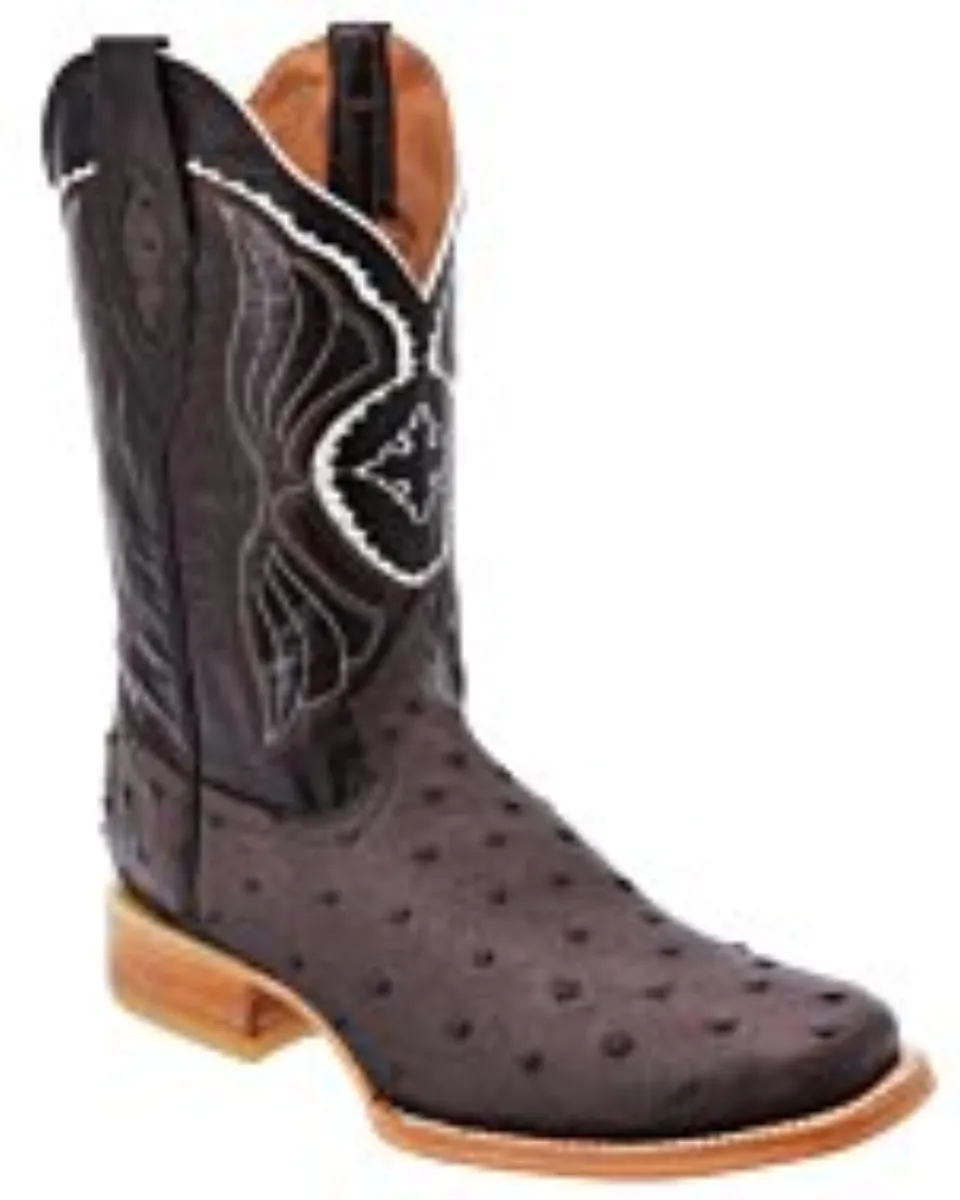 Botas Rodeo Avestruz Clón WD Boots 342 Café