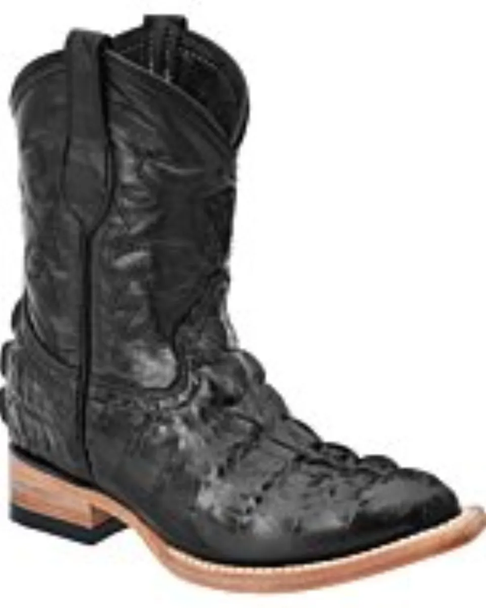 Botas Vaqueras Infantil Grabado Cocodrilo WD Boots 377 Negro