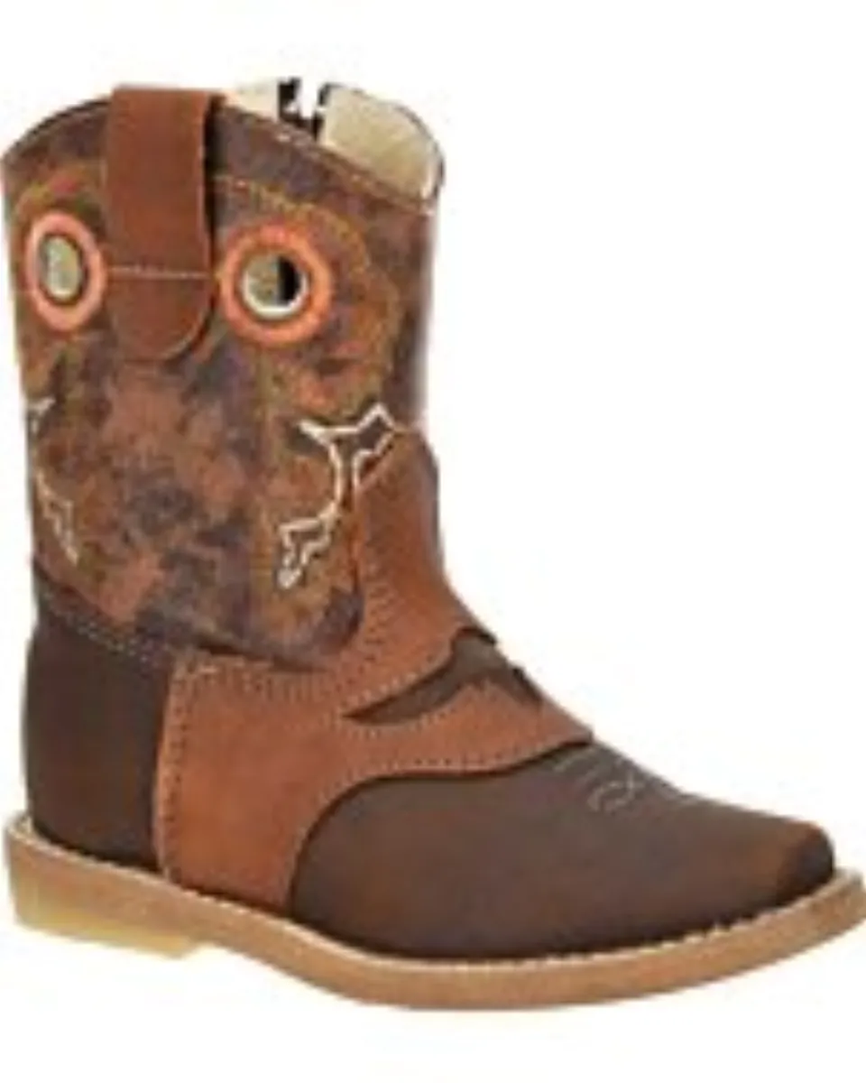 Botas Rodeo Para Bebé (Baby) Color Café WD 11-386