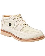 Urban Shoes Genuine Exotic Leather For Men WD 11-395 Off White