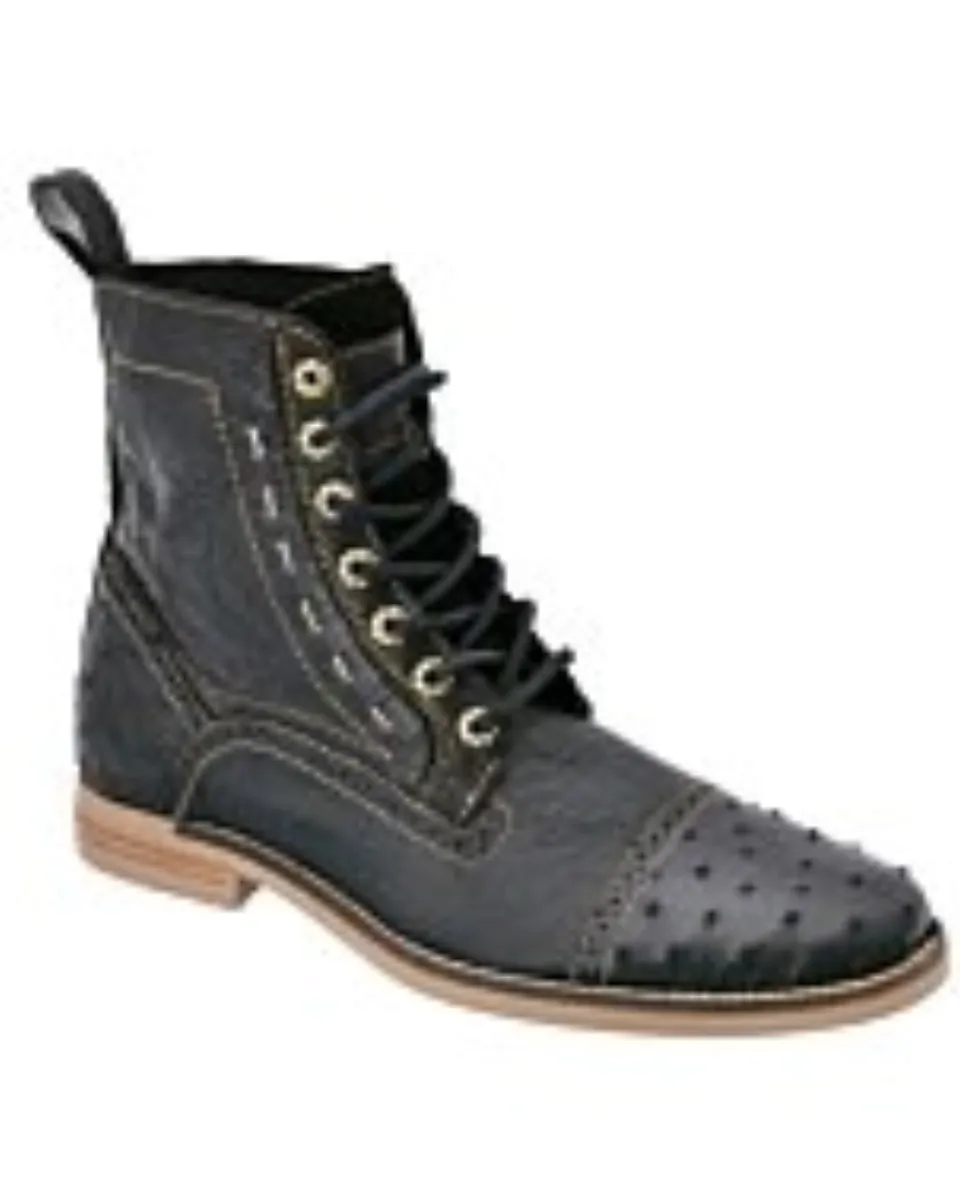 Zapatos Avestruz WD Boots 442 Negro