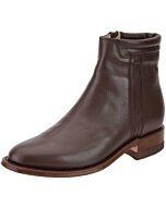 Botines Casuales Con Zipper Toledo Color Café WD 11-735