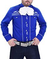 Camisa Charra Tradicional WD Boots 755 Azul