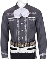 Camisa Charra Gris WD 11-864