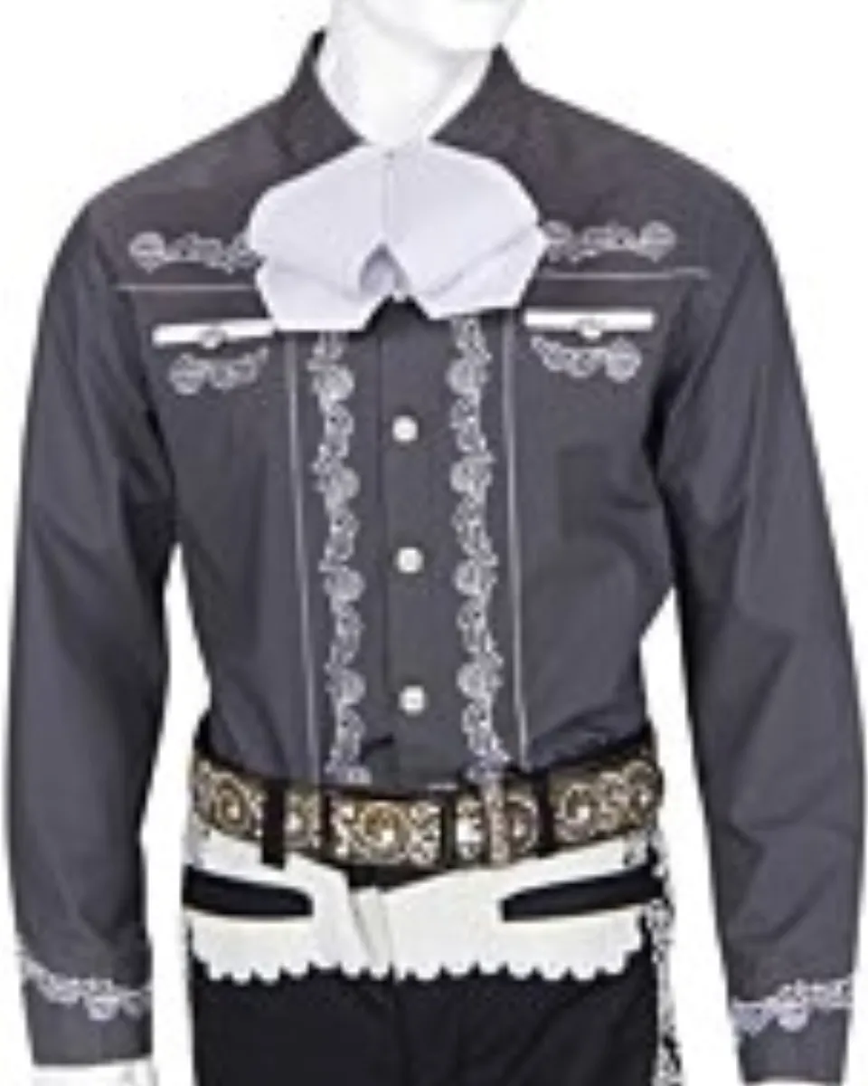Camisa Charra Gris WD 11-864