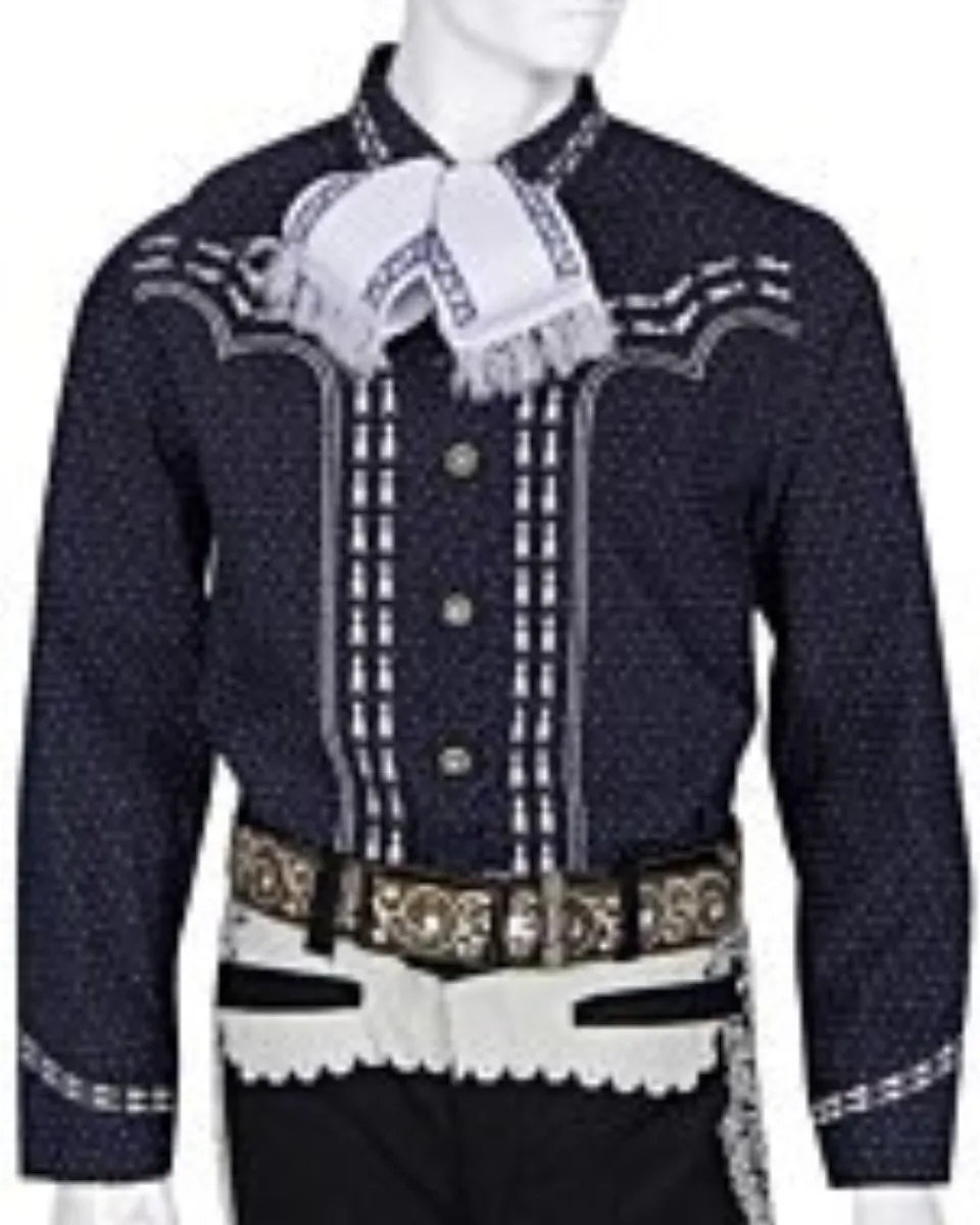 Camisa Charra Color Azul WD 11-873