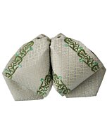 Moño Charro Fino Verde Bordado WD 11-980