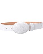 Cinto Vaquero Pata De Avestruz WD Boots 11-1476 Blanco
