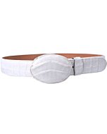 Cinto Vaquero Grabado Coco Belly WD Boots 1351 Blanco