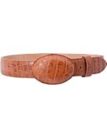 Cinto Vaquero Grabado Cocodrilo WD Boots 1355 Cognac