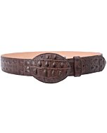 Cinto Vaquero Grabado Cocodrilo WD Boots 1358 Café