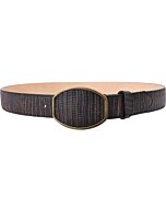 Cinto Vaquero Grabado Lizard Café WD 11-1566