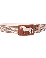Cinto Vaquero Piteado Natural Caballo WD 11-1688
