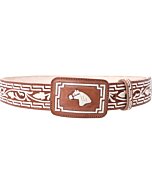 Cinto Vaquero Piteado Natural Cabeza De Caballo WD 11-1680