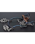 White Diamonds 1048 Horse Bit Pavón Azul