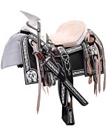 Montura Semi Fina Piteada WD 11-1028 Negro
