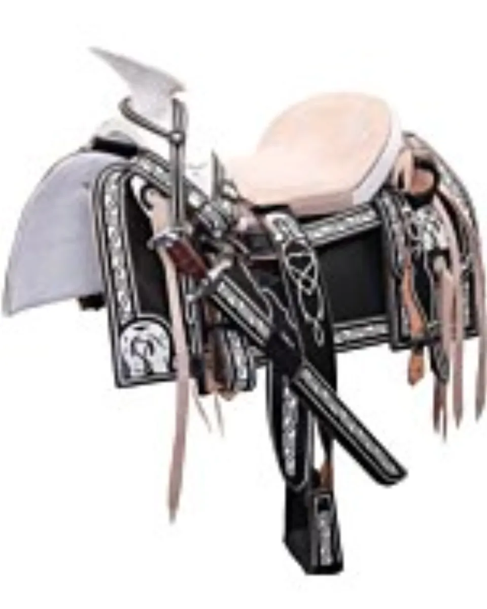 Montura Semi Fina Piteada WD 11-1028 Negro