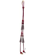 Rienda Cerda De Caballo WD 11-1082-6 Rojo/Negro