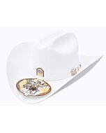 Texana Larry Mahan's Independencia 100X Brim 4 White