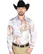 Camisa Casual Blanca El Señor De Los Cielos 43993