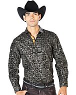 Camisa Color Negro Vaquera El Señor De Los Cielos 43600