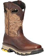 Bota Rodeo Para Trabajo Piel Shoulder Color Café 44685