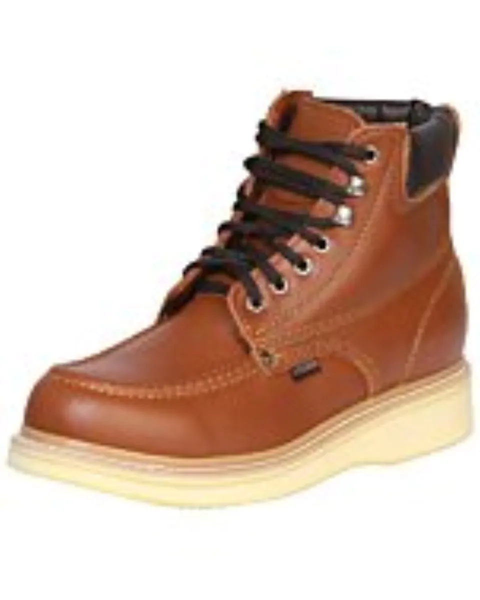 Zapatos de trabajo con agujetas Establo 513-09 Piel Pull Up color miel