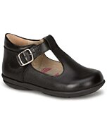 Zapato Escolar Para Niña Pequeña Barra-T Andrea Kids 9111 Color Negro