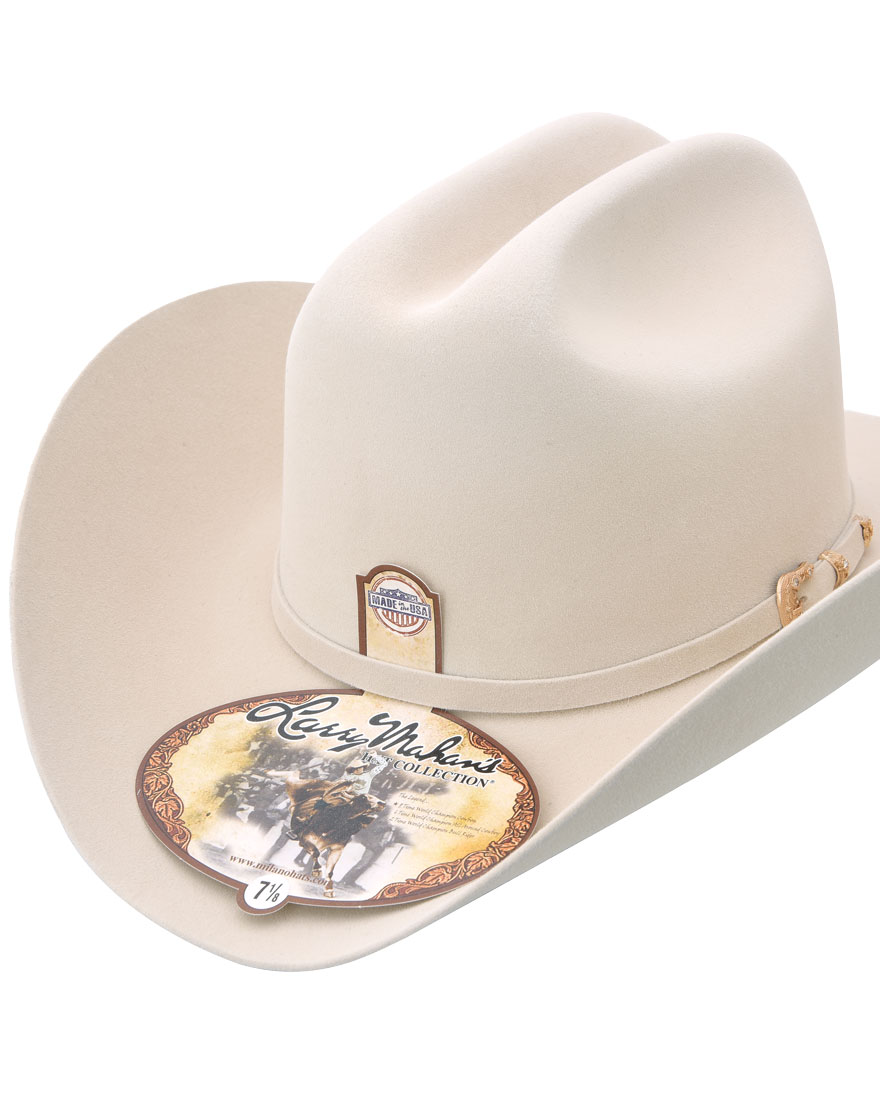 Larry Mahan s Western Fur Felt Hat Opulento 30X Brim 4 Belly